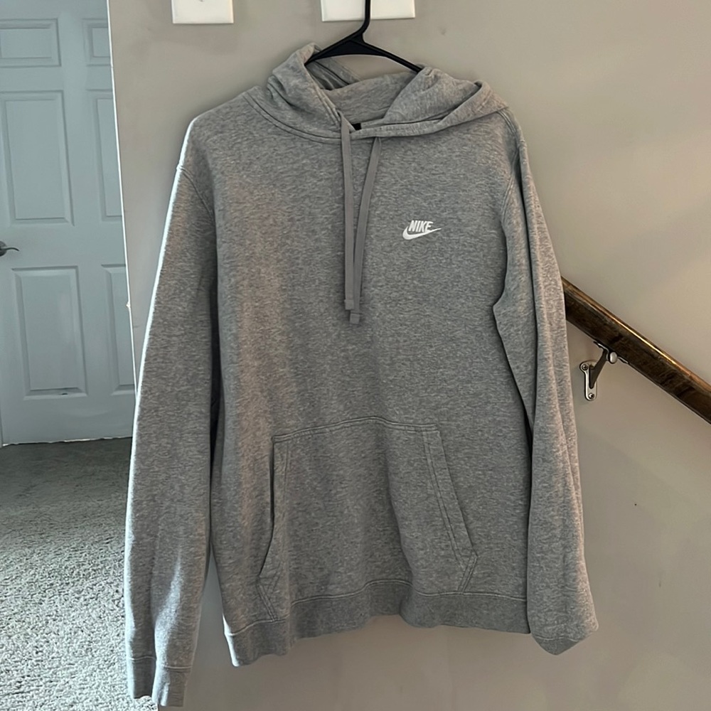 Mens grey nike hoodie